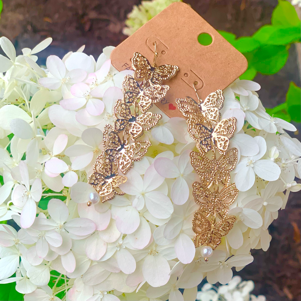 Butterfly Goldy Pearl