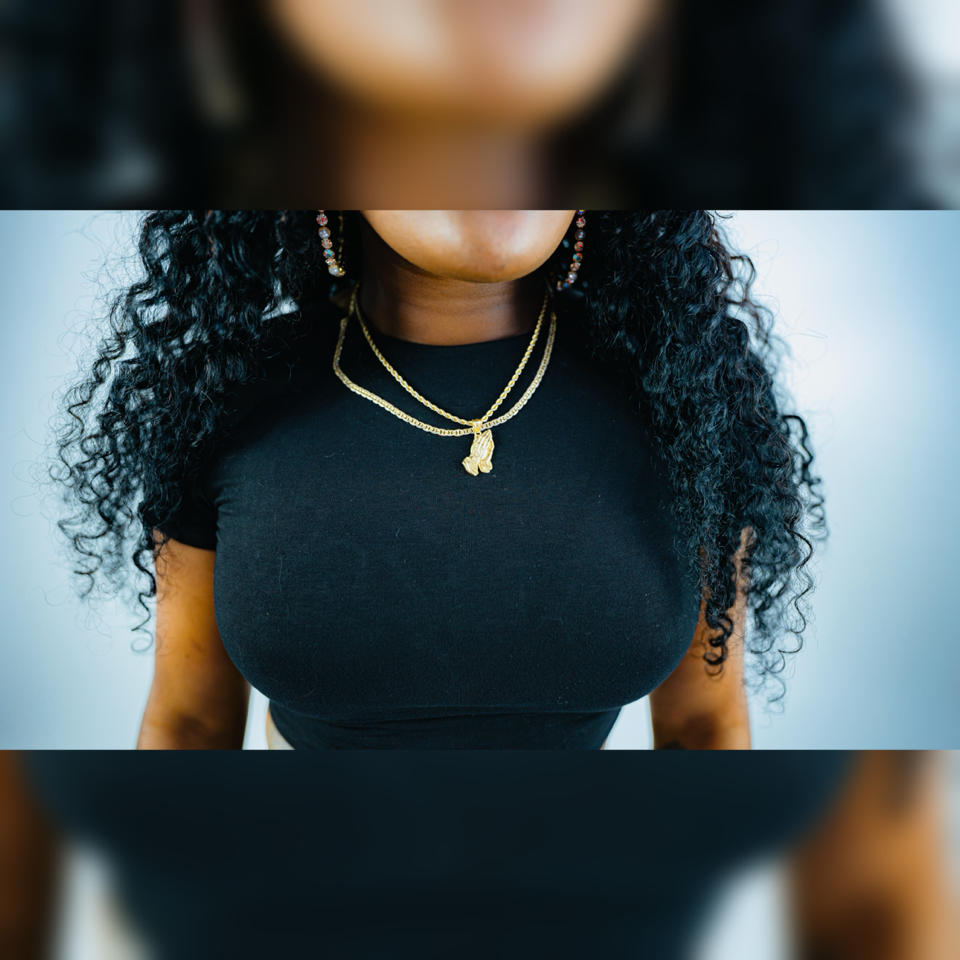 Black Cris Cross Back out Shirt