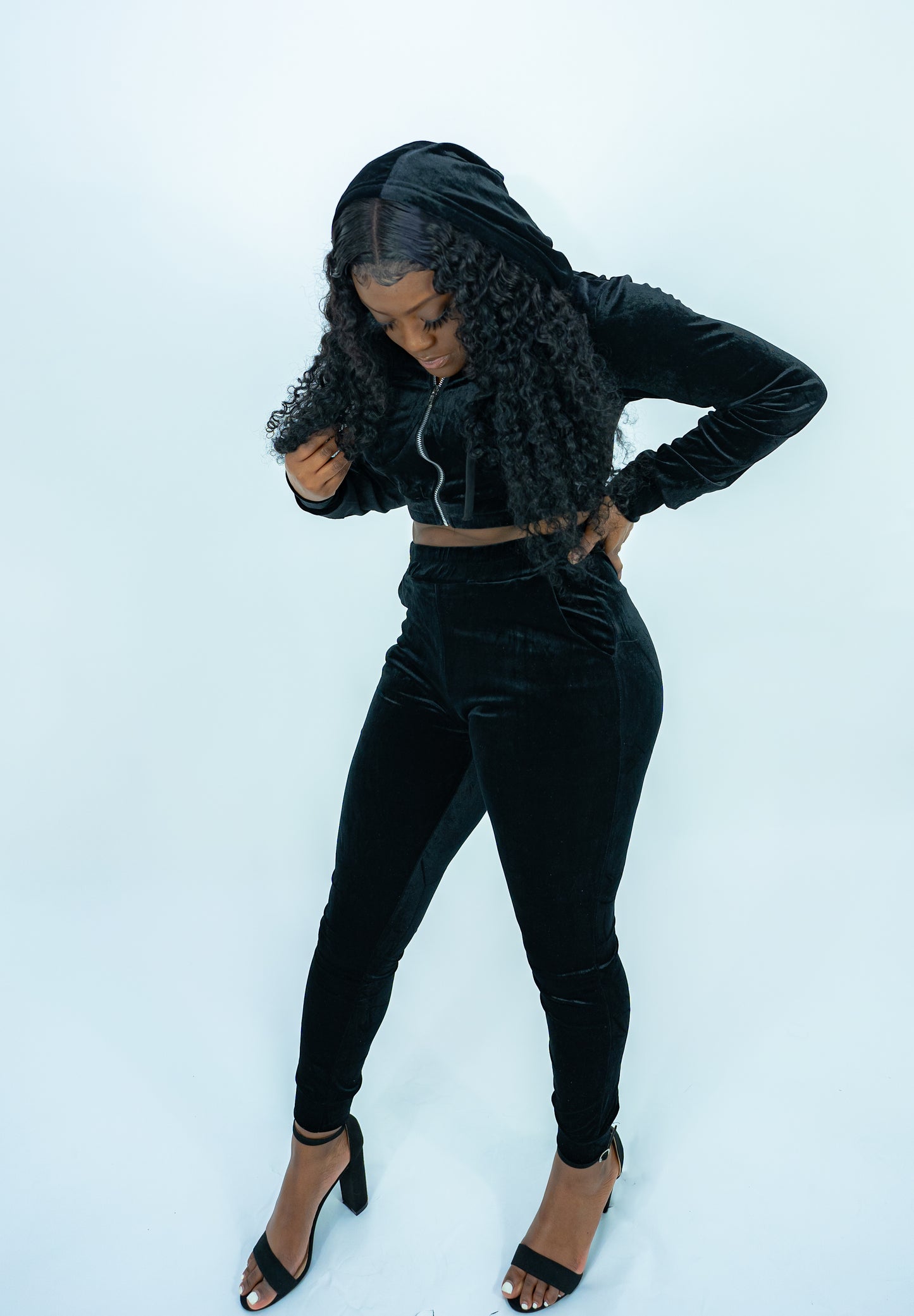 Velvet Jogger Set