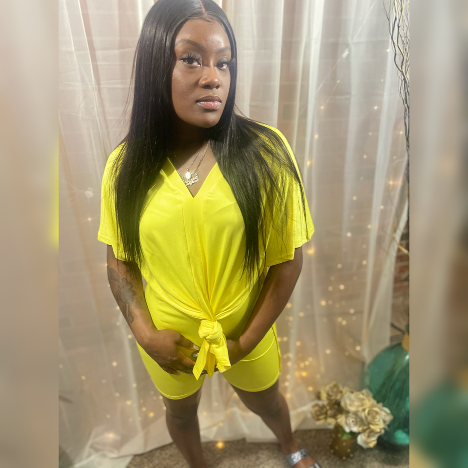 Sunny Yellow Short Set