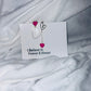 Dangling Pink Hearts