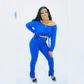 Its Giving Royal Blue Pants Set