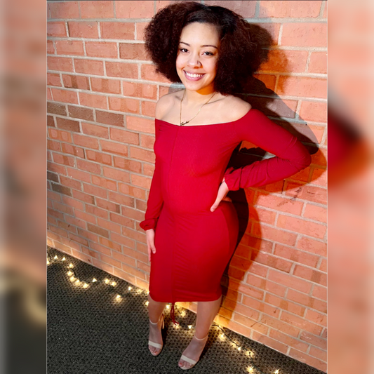 Show Me Off Shoulder Dress