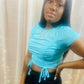 Drawstring Crop Top