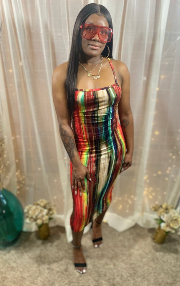 Wear Me Art Ankle length Maxi Dress