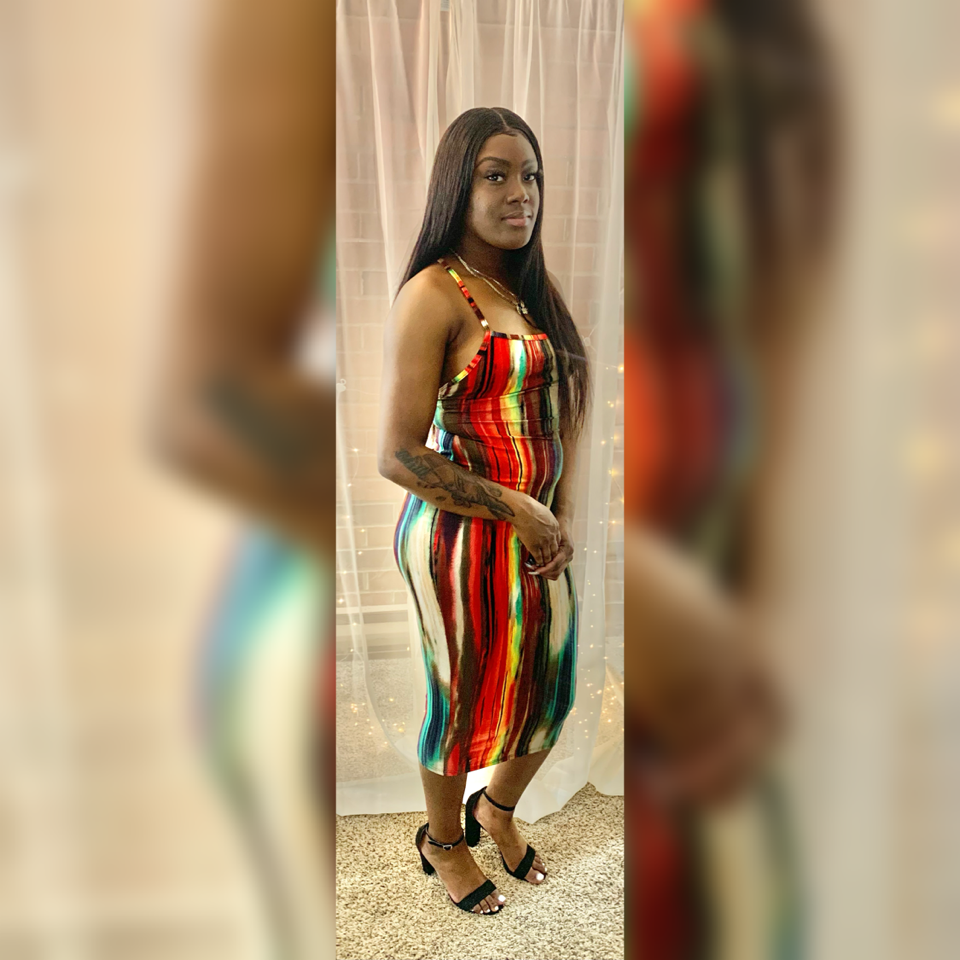 Wear Me Art Ankle length Maxi Dress