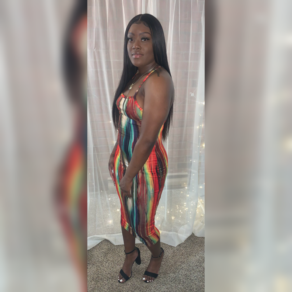 Wear Me Art Ankle length Maxi Dress