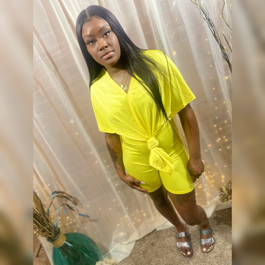Sunny Yellow Short Set